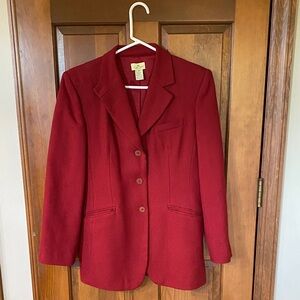 The Limited Deep Red Women's Blazer